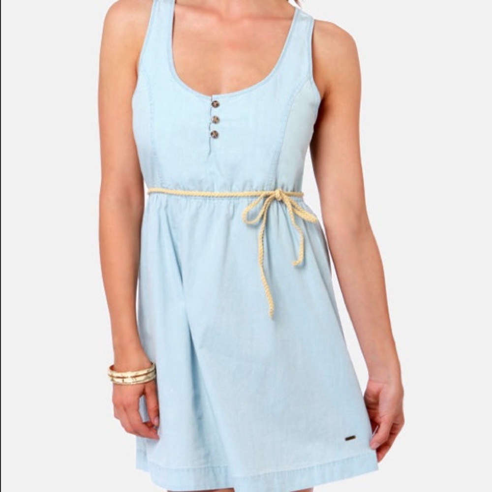 Volcom Light Blue Mini Dress